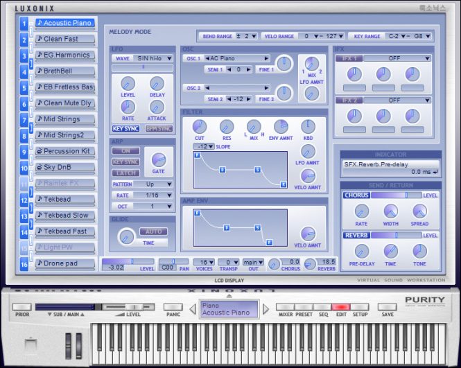 general midi player editor for mac with gm instruments