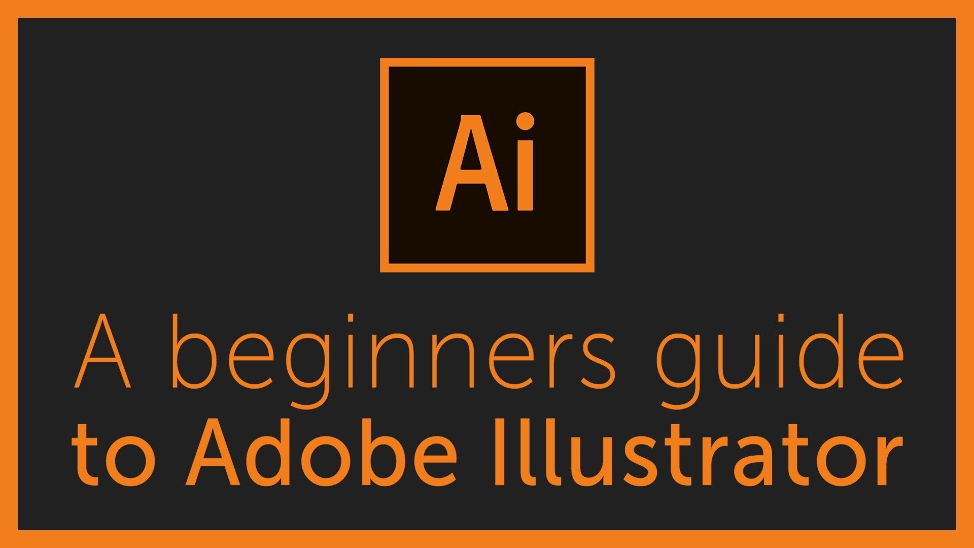 adobe illustrator for beginners 2020