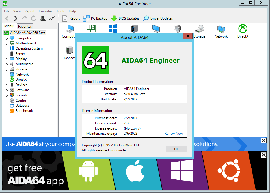 AIDA64 Extreme Edition 6.92.6600 download the last version for apple