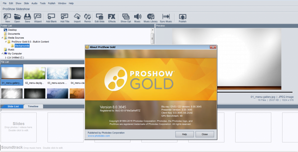 proshow producer 8 serial