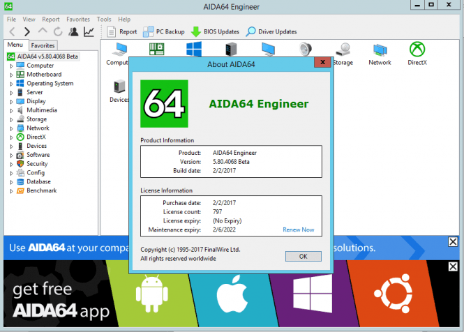 AIDA64 Extreme Edition 6.90.6500 instal the new version for android
