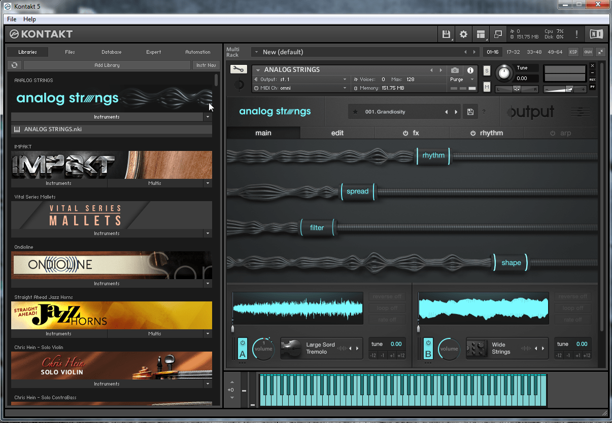 orchestral strings free kontakt library