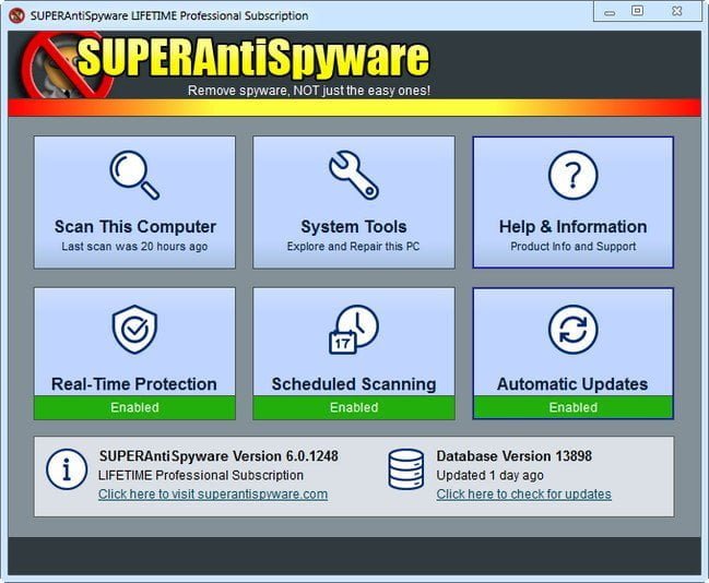 SUPERAntiSpyware Professional V Final 