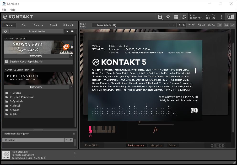 download the new for android Native Instruments Kontakt 7.5.2