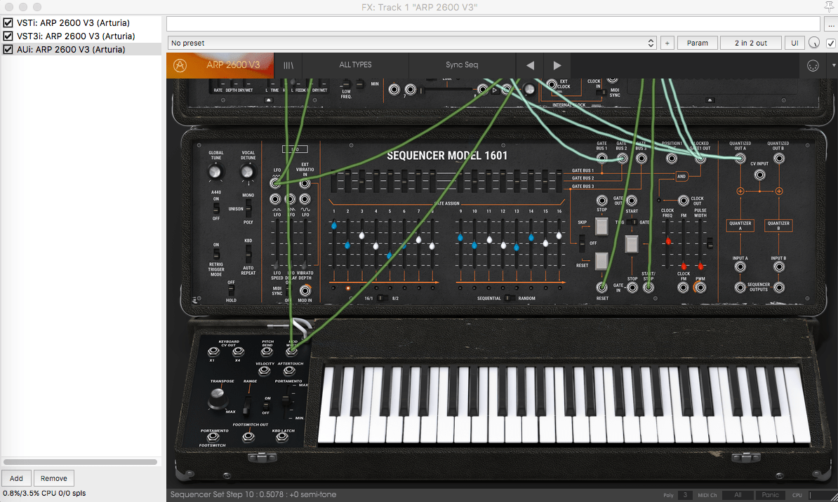 Arturia arp 2600 v3 3.2.1.1216 for mac