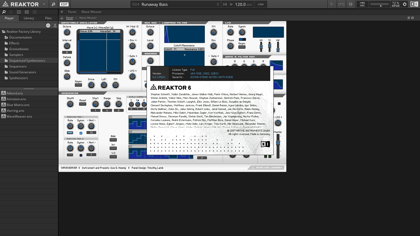 Native instruments reaktor factory library 1 1 04