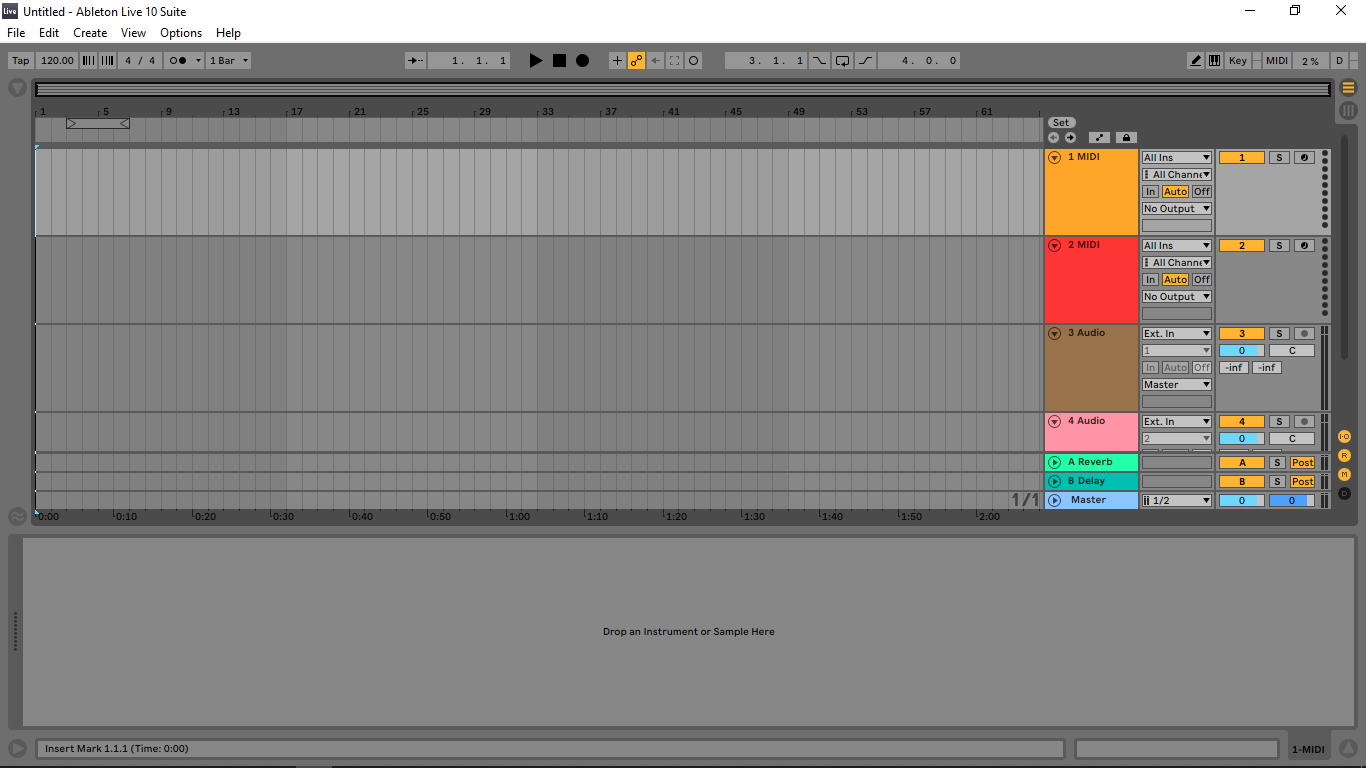 Ableton зависает при открытии проекта