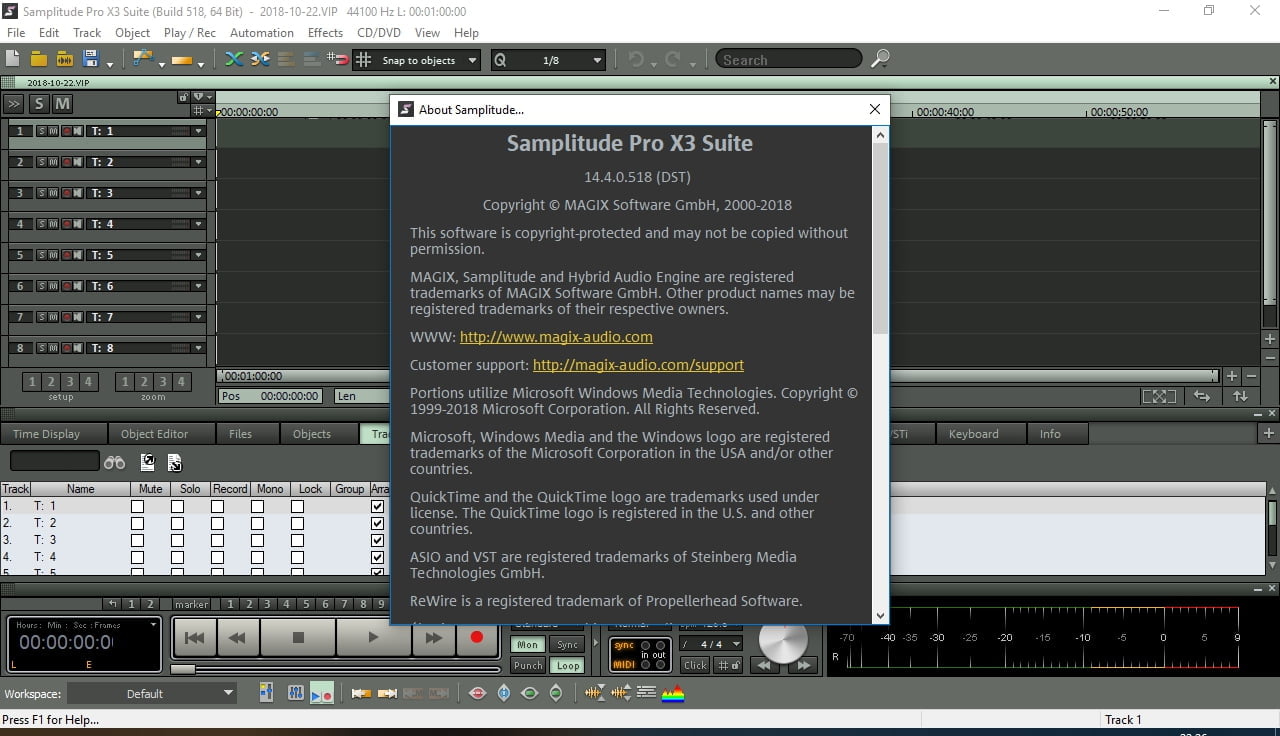 MAGIX Samplitude Pro X8 Suite 19.0.1.23115 download the last version for android