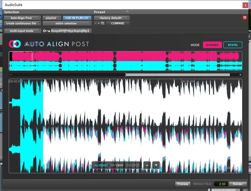 static sound on storch vst