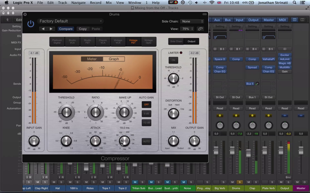 mixing in logic pro x