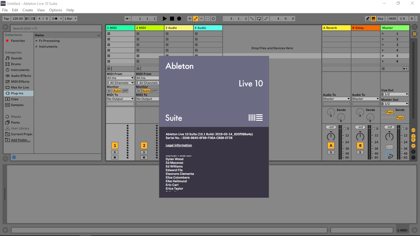 Как сохранить проект в ableton live 11