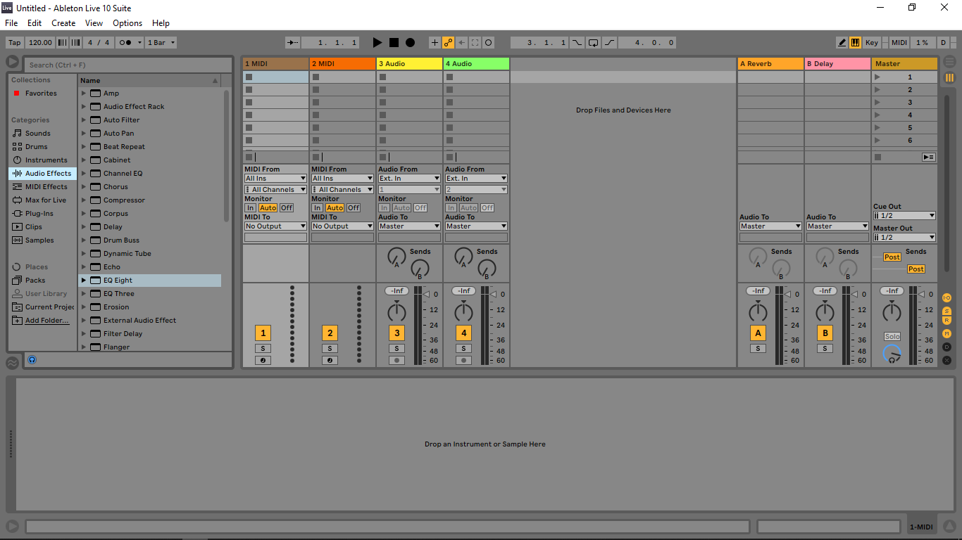 ableton live suite 10 interface