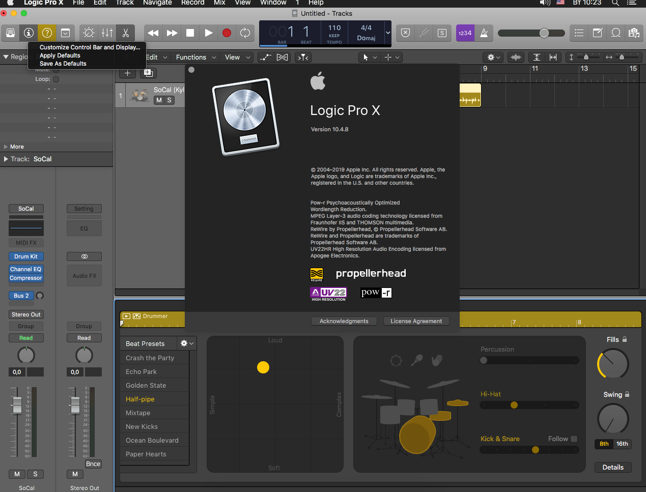 Как установить logic pro x на mac os x