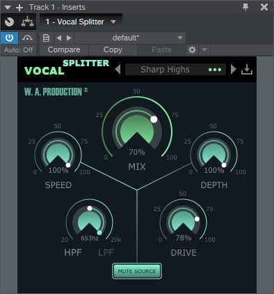 WA Production - Vocal Splitter 1.0.0 (VST, VST3, AAX, AU) [WIN.OSX x86 ...