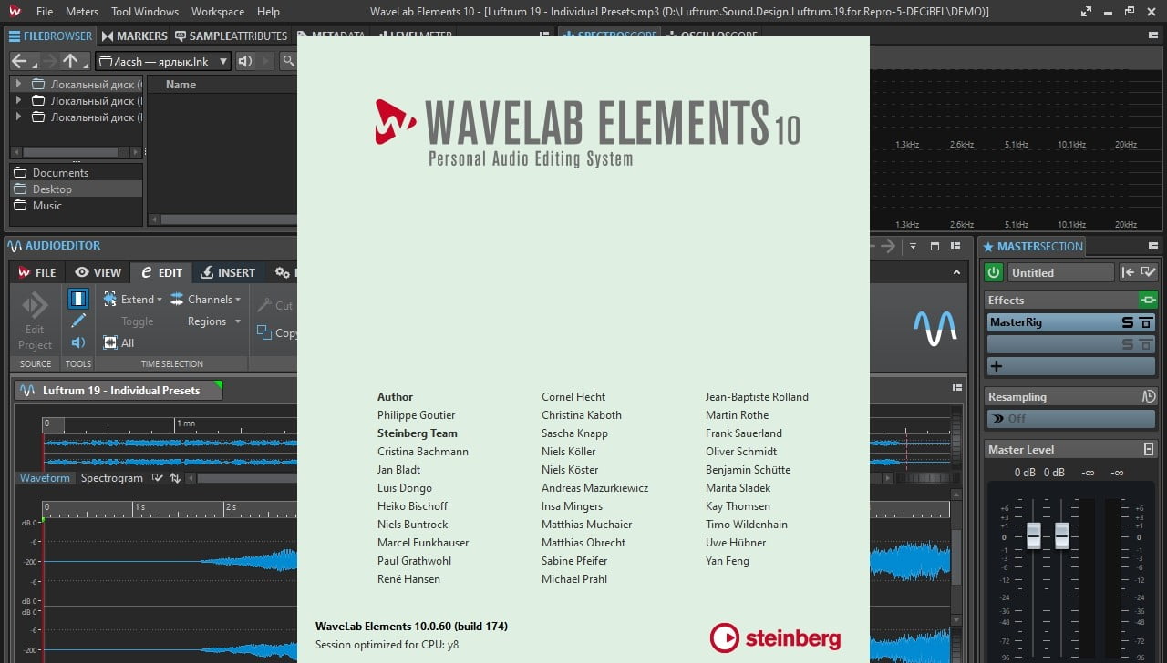 wavelab 10 pro vs elements