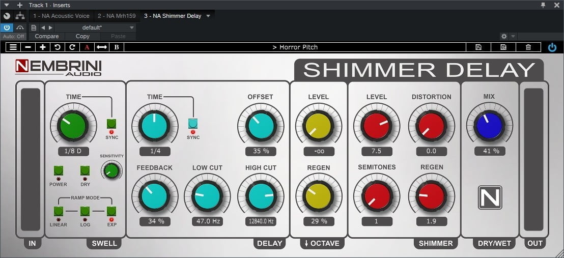 Nembrini Audio Shimmer Delay Ambient Machine 1.0.0 (VST, VST3, AAX