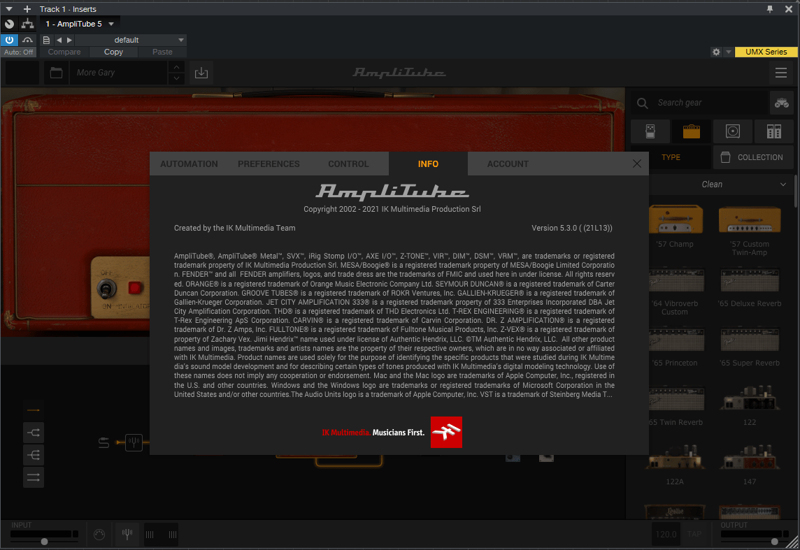 AmpliTube 5.7.0 download the last version for android